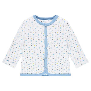 Chaqueta con botones a presión reversible con estampado de estrellas/koalas 