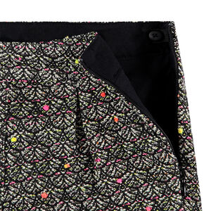 Shorts de jacquard con toques de colores 