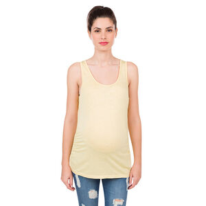 Camiseta de embarazo de slub liso 