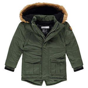 Parka 2 en 1 con cazadora interior intergada extraíble 
