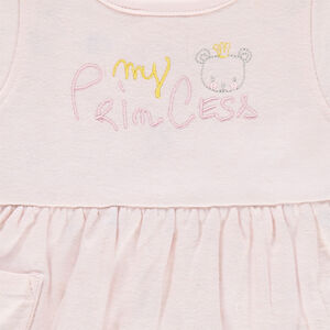 Conjunto de mono largo con efecto 2 en 1 con camiseta de manga larga 