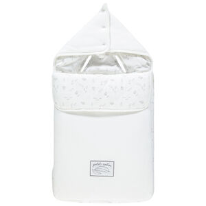 Nid d'ange à motifs feuilles en coton bio   Main Nid d'ange à motifs feuilles en coton bio