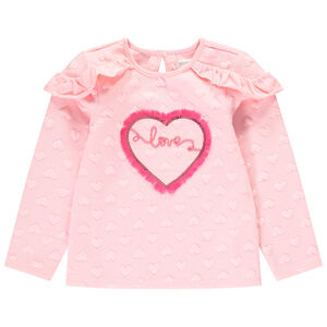 Sudadera de felpa de jacquard con dibujo y lentejuelas con flecos  Main Sudadera de felpa de jacquard con dibujo y lentejuelas con flecos