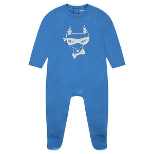 Pijama de punto con estampado de zorro 