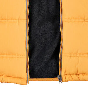 Júnior - Anorak acolchado con capucha y forro de micropolar 
