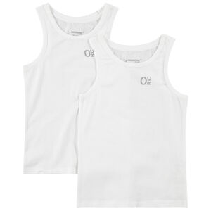 Juego de 2 camisetas interiores con logo estampado 