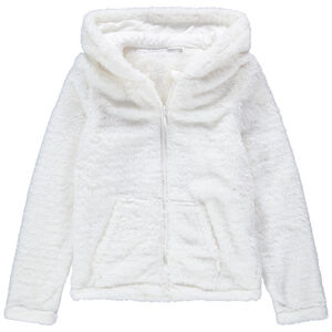 Júnior - Chaqueta con capucha homewear forrada de borreguito 