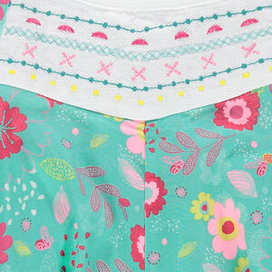Peto corto amplio con flores de colores all over  Main Peto corto amplio con flores de colores all over