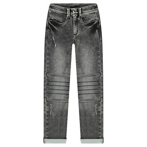 Júnior - Vaqueros estilo denim con cortes en las rodillas 