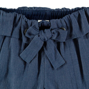 Júnior - Pantalón corto de algodón vaporoso con volantes en la cintura  Main Júnior - Pantalón corto de algodón vaporoso con volantes en la cintura