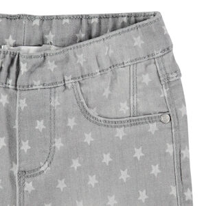 Jegging effet used à étoiles all-over  Main Jegging effet used à étoiles all-over