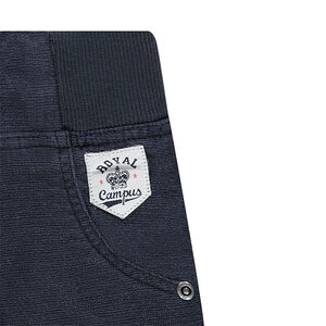 Bermudas de algodón con cintura elástica y bolsillos 