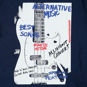 Júnior - Camiseta de punto de manga larga con dibujo de fantasía 