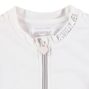 Chaqueta de felpa con volantes 