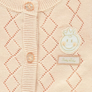 Chaleco de punto de fantasía con etiqueta ©Smiley Baby 