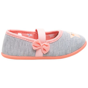 Zapatillas tipo merceditas de punto con estampado de estrellas y tira elástica 