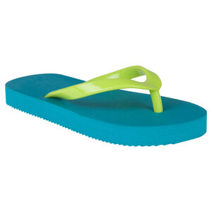Chanclas con cinta de color verde 