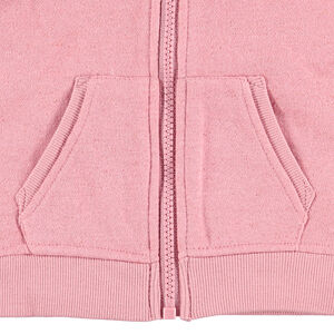 Chaqueta de felpa con capucha y bolsillos   Main Chaqueta de felpa con capucha y bolsillos