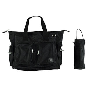 Bolso cambiador de poliéster con funda isotérmica y cambiador 