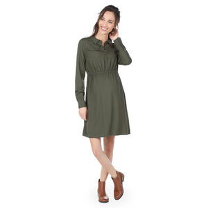 Vestido premamá de manga larga 
