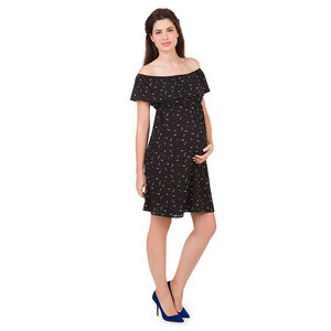 Vestido para el embarazo con estampado all-over 