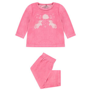 Pijama de terciopelo con unicornios  Main Pijama de terciopelo con unicornios