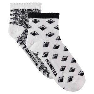 Juego de 2 pares de calcetines espíritu étnico  Main Juego de 2 pares de calcetines espíritu étnico