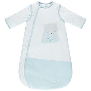 Saco de dormir en algodon bio à mangas amovibles 