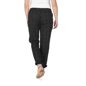 Pantalón de premamá con microestampados y bolsillos con cremallera 