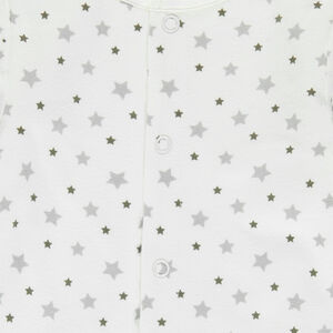 Mono de dormir de algodón con estampado de estrella 