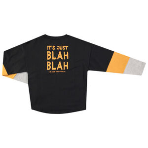 Júnior - Camiseta de manga larga tricolor con Smiley estampado 