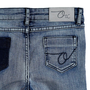 Júnior - Vaqueros con efecto slim y manchas de pintura estampadas  