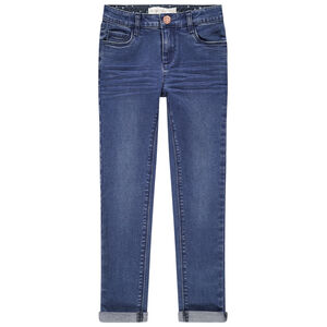 Vaquero skinny de efecto arrugado. 