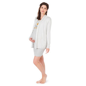Chaqueta premamá homewear de punto 
