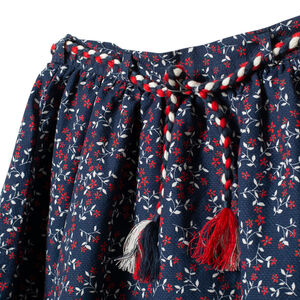 Falda fluida estampada floral  
