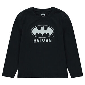 Júnior - Camiseta de manga larga con estampado de logo de  ©Batman 
