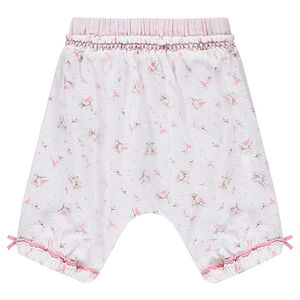 Pantacourt en voile de coton avec imprimé liberty 