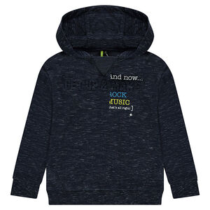 Júnior - Sudadera de muletón ligero con inscripción de relieve 