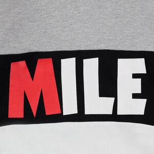 Júnior - Sudadera de muletón con inscripción estampada por sermos mulleres 