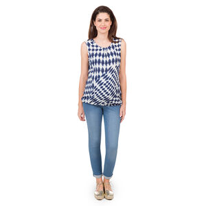 Top de embarazada con estampado all-over. 