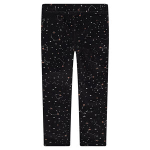Leggings de punto con estrellas estampadas all-over. 
