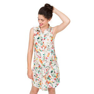 Vestido premamá con estampado de frutas all-over 