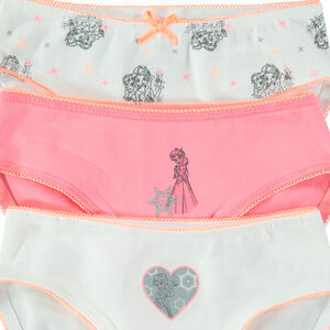 Juego de 3 culottes de algodón con estampado Elsa Frozen Disney 