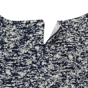 Vestido de manga corta con all over 