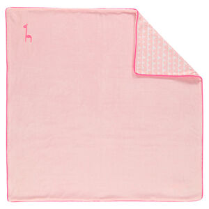 Cobija de terciopelo y popelina de algodón de color uniforme 