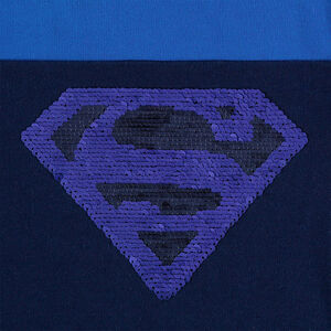 Chándal de felpa con logo de ©Warner Superman de lentejuelas mágicas 