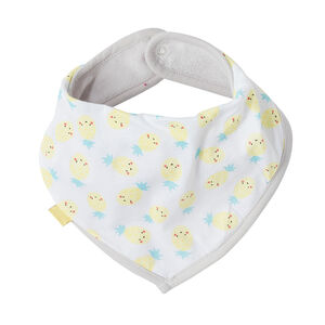 Babero bandana reversible con estampado de frutas 