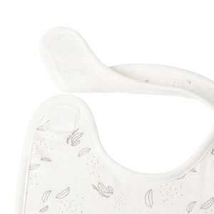 Lot de 2 bavoirs à motifs en coton bio   Main Lot de 2 bavoirs à motifs en coton bio