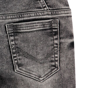 Júnior - Vaqueros de felpa con efecto desgastado 