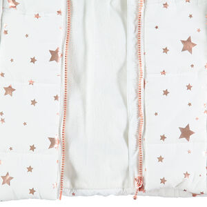 Júnior - Anorak acolchado con capucha desmontable y forro de borreguillo 